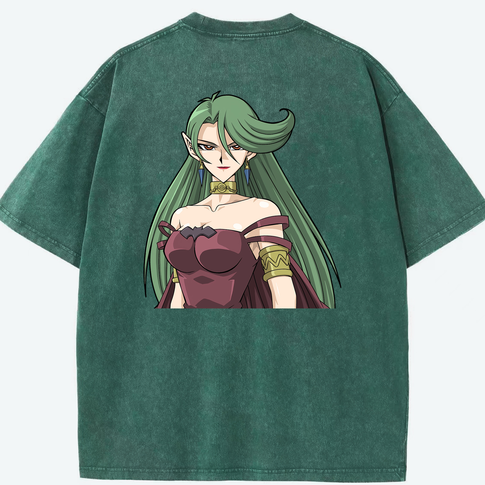 （画像用） 遊☆戯☆王 Yu-Gi-Oh! 綿100% ヴィンテージ風 半袖Tシャツ（背面プリント）